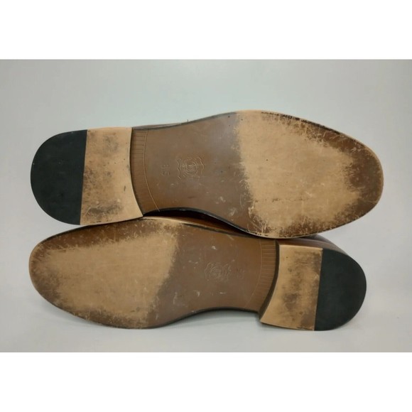 Aston Grey (Ashley) Mens Size 8.5 Brown Leather Style #101076 Loafer - Picture 9 of 11